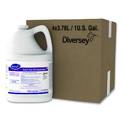 Oxivir Five 16 One-Step Disinfectant Cleaner, 1 gal Bottle, 4/Carton (DVO4963314)