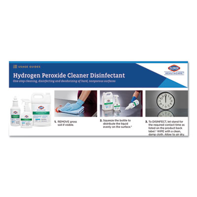 Clorox Healthcare Hydrogen-Peroxide Cleaner/disinfectant, 1 Gal Bottle, 4/carton (CLO30829)