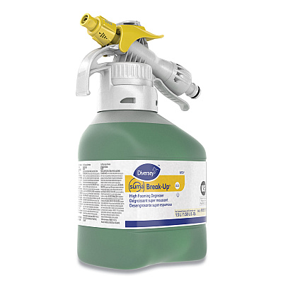 Diversey Suma Break-Up Heavy-Duty Foaming Grease-Release Cleaner, 1,500 mL Bottle, 2/Carton (DVO93313117)