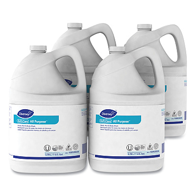 Diversey Soft Care All Purpose Liquid Refill, Gentle Floral Scent, 1 gal, 4/Carton (DVO100920026)