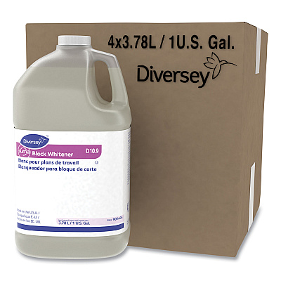 Diversey Suma Block Whitener, 1 gal Bottle, 4/Carton (DVO101109766)