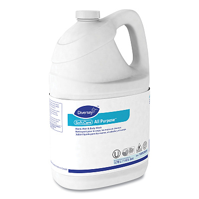 Diversey Soft Care All Purpose Liquid Refill, Gentle Floral Scent, 1 gal, 4/Carton (DVO100920026)