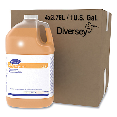 Diversey Suma Stop Slip Traction Treatment, Unscented, 1 gal Bottle, 4/Carton (DVO904678)