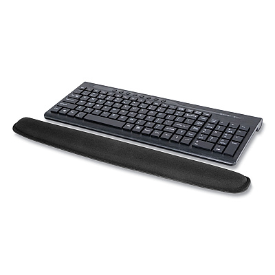 Allsop Memory Foam Keyboard Wrist Rest, 2.87 x 18, Black (30205)