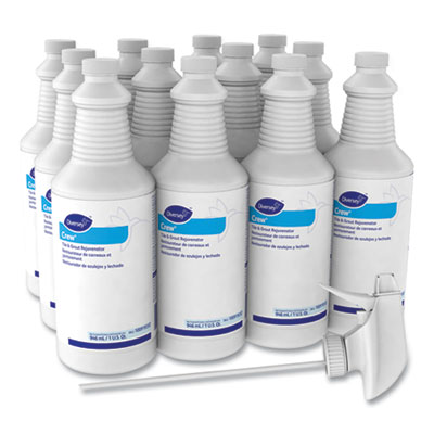 Diversey Crew Tile and Grout Rejuvenator, 32 oz Spray Bottle, 12/Carton (DVO100919352)