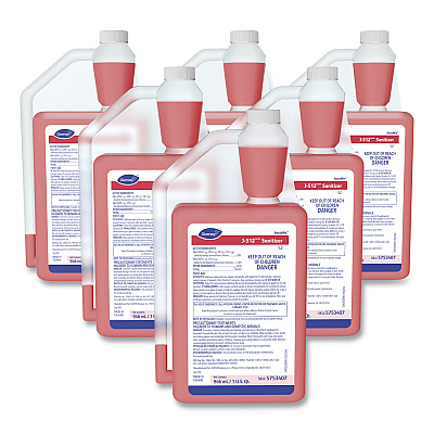 Diversey J-512TM/MC Santizer, 32 oz AccuMix Bottle, 6/Carton (DVO5753407)