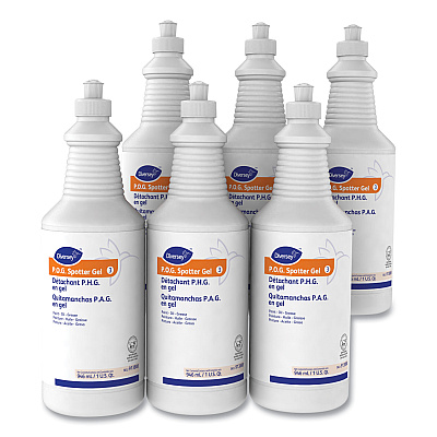 Diversey Paint, Oil and Grease Spotter Gel, Fruity Scent, 32 oz Squeeze Bottle, 6/Carton (DVO913888)