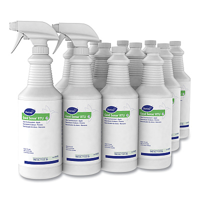 Diversey Good Sense RTU Liquid Odor Counteractant, Apple Scent, 32 oz Spray Bottle (DVO04439)