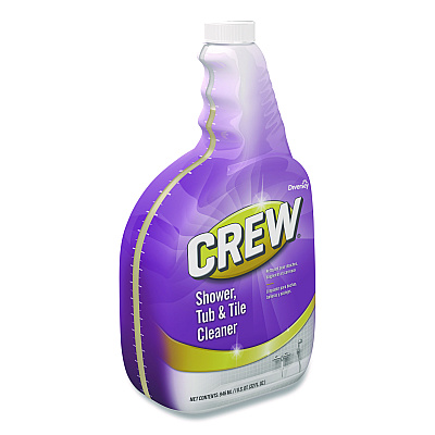 Diversey Crew Shower, Tub and Tile Cleaner, Liquid, 32 oz (DVOCBD540281EA)
