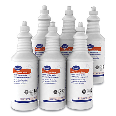 Diversey General Purpose Spotter, Floral Scent, Liquid, 1 qt Squeeze Bottle, 6/Carton (DVO101109763)