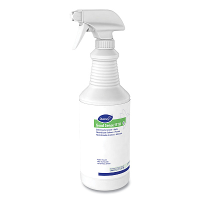 Diversey Good Sense RTU Liquid Odor Counteractant, Apple Scent, 32 oz Spray Bottle (DVO04439)