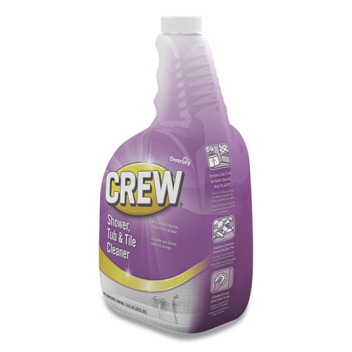 Diversey Crew Shower, Tub and Tile Cleaner, Liquid, 32 oz (CBD540281EA)