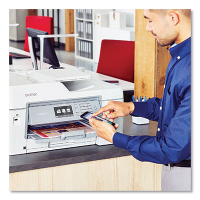Brother MFCJ6545DW INKvestment Tank Color Inkjet All-in-One Printer with Up to 1-Year of Ink In-Box