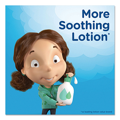 Puffs Plus Lotion Facial Tissue, 2-Ply, White, 124/Box, 3 Box/Pack, 8 Packs/Carton (PGC39363)