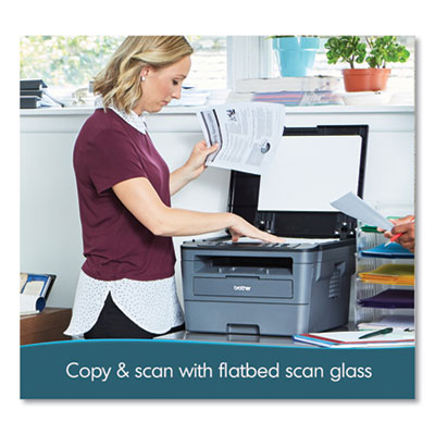 Brother HL-L2390DW Monochrome Laser Multifunction Machine, Copy/Print/Scan