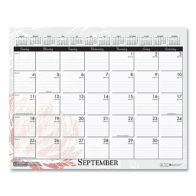 House of Doolittle Recycled Wild Flower Wall Calendar, Wild Flowers Artwork, 15 x 12, White/Multicolor Sheets, 12-Month (Jan to Dec): 2026 (3469)