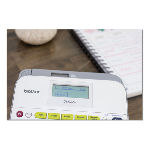 Brother PT-D400AD Versatile, Easy-to-Use Label Maker with AC Adapter, 5 Lines, 7.5 x 7 x 2.88