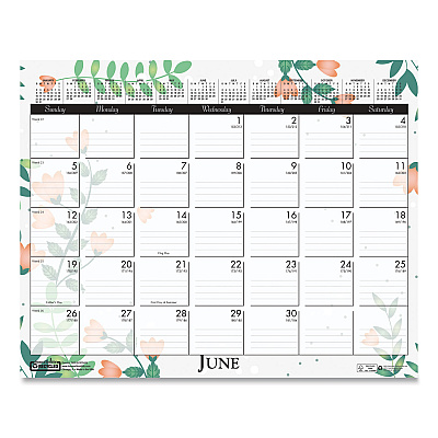 House of Doolittle Recycled Wild Flower Wall Calendar, Wild Flowers Artwork, 15 x 12, White/Multicolor Sheets, 12-Month (Jan to Dec): 2026 (3469)