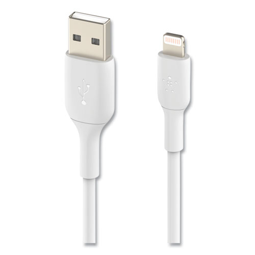 Belkin BOOST CHARGE Apple Lightning to USB-A ChargeSync Cable, 9.8 ft, White (CAA001BT3MWH)