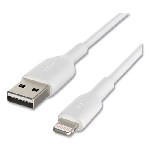 Belkin BOOST CHARGE Apple Lightning to USB-A ChargeSync Cable, 9.8 ft, White (CAA001BT3MWH)