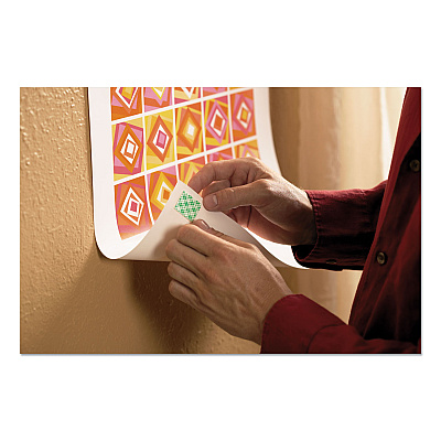Scotch Permanent High-Density Foam Mounting Tape, 1" Squares, Double-Sided, Holds Up to 5 lbs, White, 16/Pack (MMM111SSQ16)