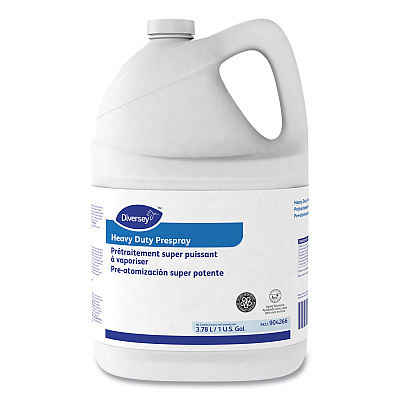 Diversey Carpet Cleanser Heavy-Duty Prespray, Fruity Scent, 1 gal Bottle, 4/Carton (DVO101109737)