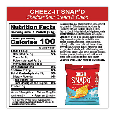 Cheez-It Baked Snack Crackers Variety Pack, Assorted Flavors, (8) 0.75 oz/ (37) 1.5 oz Bags, Ships in 1-3 Business Days (GRR70000122)