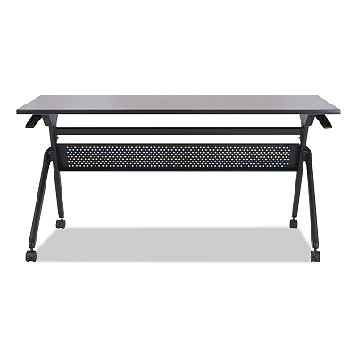 Alera Flip and Nest Table Base, 55.88w x 23.63d x 28.5h, Black (ALEVA7276BK)