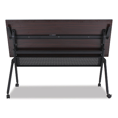 Alera Flip and Nest Table Base, 55.88w x 23.63d x 28.5h, Black (ALEVA7276BK)