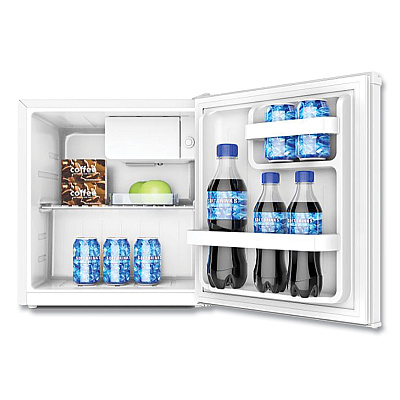 Avanti 1.7 Cubic Ft. Compact Refrigerator with Chiller Compartment, White (AVARM16J0W17X0W)