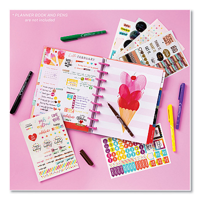 Avery Planner Sticker Variety Pack for Moms, Budget, Family, Fitness, Holiday, Work, Assorted Colors, 1,820/Pack (AVE6780)