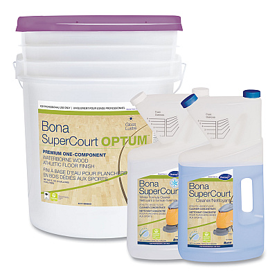 Diversey Bona SuperCourt Winter Formula Cleaner, Unscented, Liquid, 1 gal (BNA101100565)