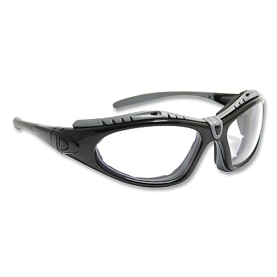 Bouton Optical Fuselage Safety Goggles, Black Frame, Clear Lens (BOU250500420)