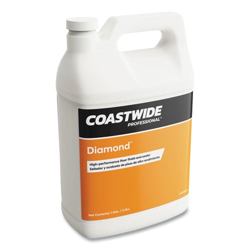 Coastwide Professional Diamond High-Performance Floor Finish, Fruity Scent, 3.78 L Container, 4/Carton (919533)