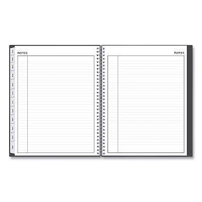Blue Sky Passages Appointment Planner, 11 x 8.5, Charcoal Cover, 12-Month (Jan to Dec): 2026 (100009)
