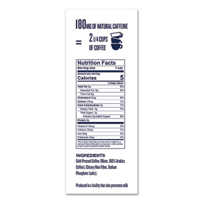 La Colombe Cold Brew Coffee, Brazilian Bold, 9 Oz Can, 12/carton (LALLCT00004)