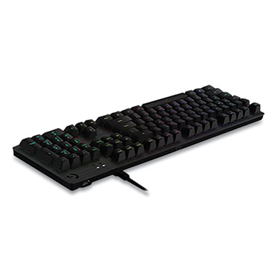 Logitech G512 LIGHTSYNC RGB Mechanical Gaming Keyboard, GX Brown Tactile, Carbon (920009342)