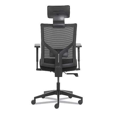 La-Z-Boy Mesh Back Molded Foam Task Chair, Supports Up to 275 lb, Black Seat/Back (LZB60021)