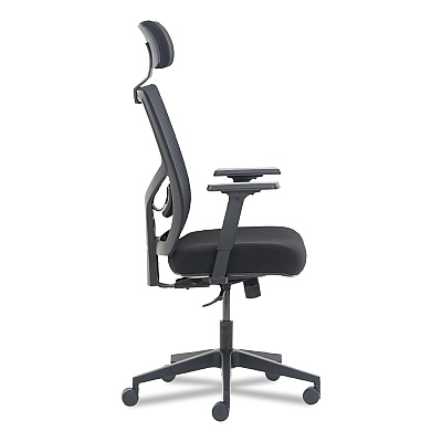 La-Z-Boy Mesh Back Molded Foam Task Chair, Supports Up to 275 lb, Black Seat/Back (LZB60021)