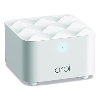 Netgear Orbi Whole Home AC1200 Mesh Wi-Fi System, 2 Ports, Dual-Band 2.4 GHz/5 GHz (NGRRBK13100NAS)