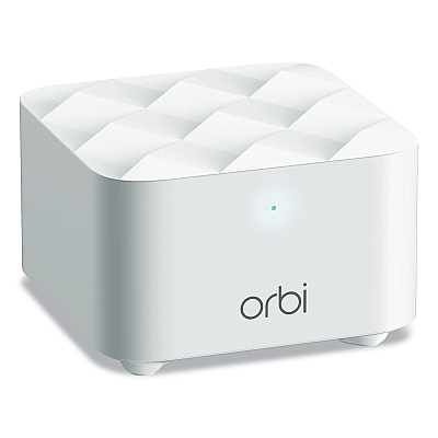 Netgear Orbi Whole Home AC1200 Mesh Wi-Fi System, 2 Ports, Dual-Band 2.4 GHz/5 GHz (NGRRBK13100NAS)