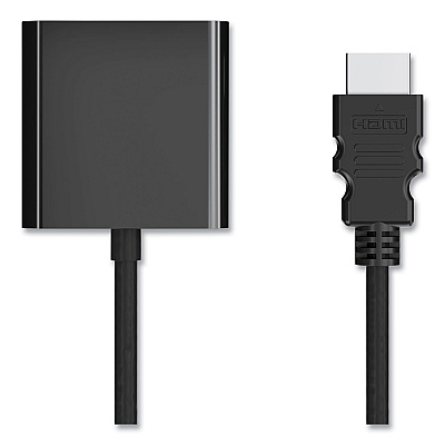 NXT Technologies HDMI to VGA Adapter, 6", Black (NXT24400008)