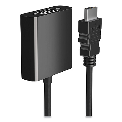 NXT Technologies HDMI to VGA Adapter, 6", Black (NXT24400008)