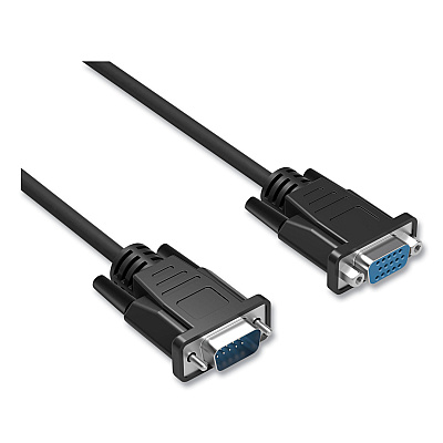 NXT Technologies VGA/SVGA Extension Cable, 10 ft, Black (NXT24400044)