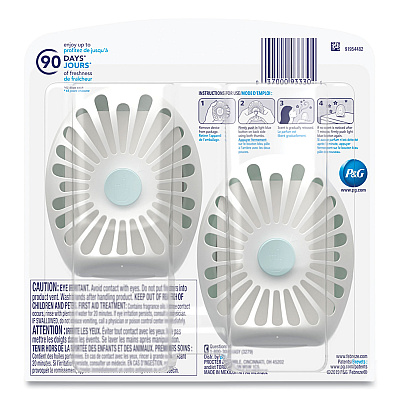 Febreze smallSPACES, Gain Original Scent, 7.5 mL Cartridge, 2/Pack (PGC93330EA)