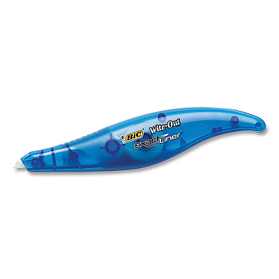 BIC Wite-Out Brand Exact Liner Correction Tape, Non-Refillable, 0.2" x 236", 4/Pack (BICWOELP418)