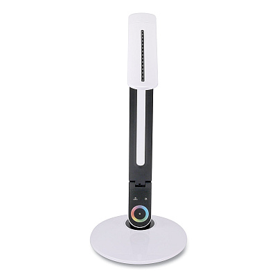 Bostitch Color Changing LED Desk Lamp with RGB Arm, 18.12" High, White (BOSVLED1605BOS)
