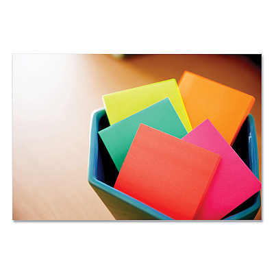 Post-it Dispenser Notes Original Pop-up Refill Cabinet Pack, 3" x 3", Poptimistic Collection Colors, 100 Sheets/Pad, 18 Pads/Pack (MMMR33018CTCP)