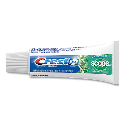 Crest Complete Whitening Toothpaste + Scope, Minty Fresh, 0.85 oz Tube, 36/Carton (PGC38592CT)