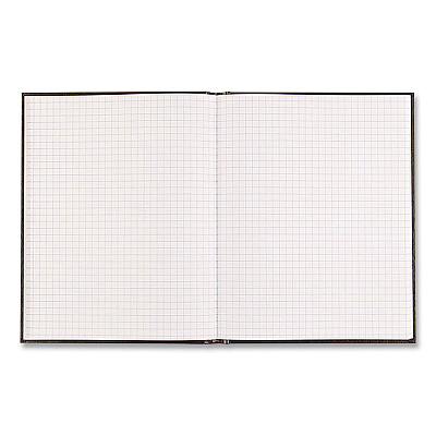 Blueline Professional Quad Notebook, Quadrille Rule (4 sq/in), Black Cover, (96) 9.25 x 7.25 Sheets (REDA9Q)